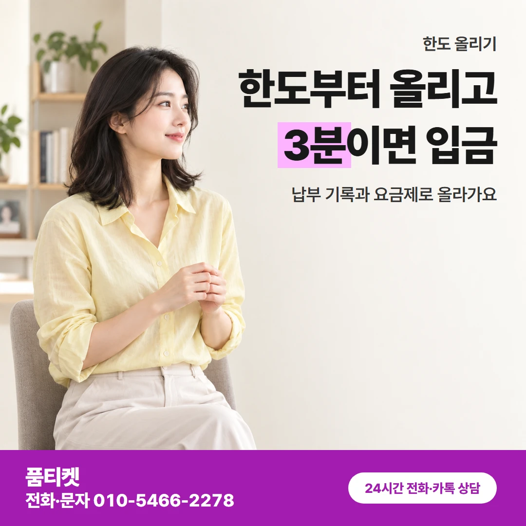 KT 한도 올리기